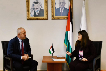 شاهين تبحث مع السفير الروسي أهمية تمكين الحكومة الفلسطينية
