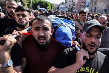 طولكرم-جماهير شعبنا في طولكرم تشيع جثمان الشهيد سعيد جابر