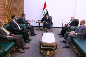 الرويضي يبحث مع وزيرة عراقية التحديات التي تواجه الجالية واللاجئين الفلسطينيين