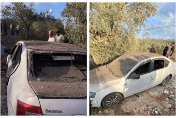 سلفيت-إصابة مواطنين جراء سقوط صاروخ غرب سلفيت