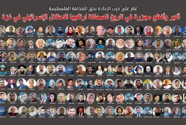 رام الله-نقابة الصحفيين: 1639 جريمة وانتهاكا بحق الصحافة منذ بدء حرب الإبادة