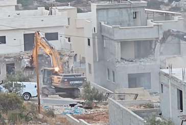 سلفيت : الاحتلال يهدم منزلين ومنشأتين سياحيتين في الزاوية غرب سلفيت
