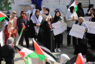 نابلس-وقفة في نابلس دعما للمعتقلين
