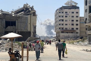 غزة : شهيدان في قصف الاحتلال مخيم النصيرات وسط القطاع