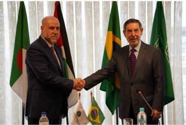 الهباش يُطلع مسؤولين برازيليين على تطورات القضية الفلسطينية وجهود وقف العدوان على شعبنا