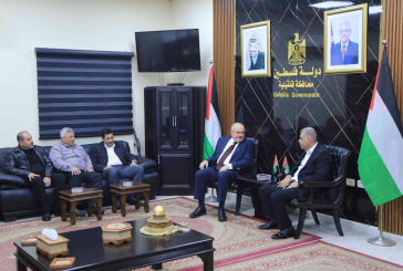قلقيلية : محافظ قلقيلية يطلع وزير الحكم المحلي على أوضاع المحافظة