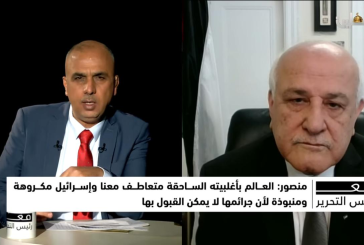 منصور يشدد على ضرورة تنفيذ القرارات الأممية لإنهاء الاحتلال وليس فقط اعتمادها