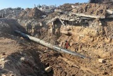 سلطة المياه: كسر جديد في خط المياه الناقل المغذي لمناطق العبيدية ودار صلاح