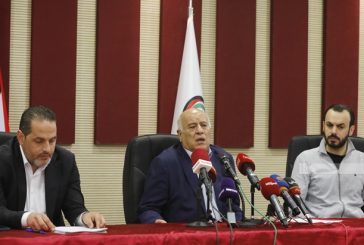 الرجوب يدعو الأشقاء العرب للوقوف إلى جانب الحق الفلسطيني بالملعب البيتي