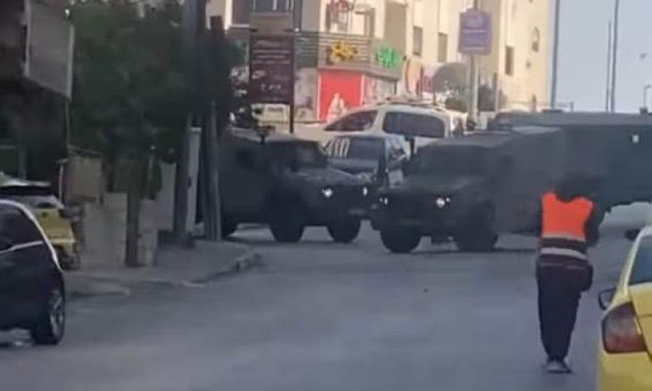 رام الله-إصابة فتى برصاص الاحتلال في البيرة