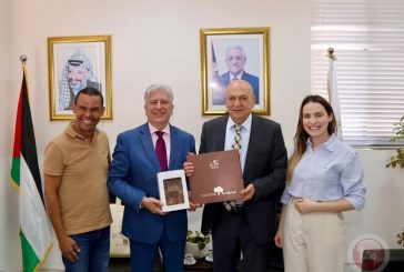 الوزير الحايك يستقبل سفير البرازيل في فلسطين
