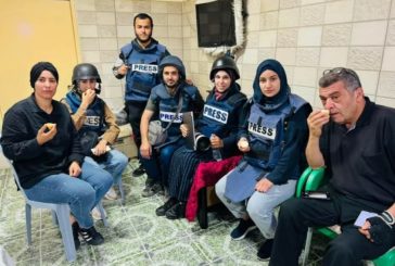 نقابة الصحفيين : جيش الاحتلال يستهدف الصحفيين بالرصاص والغاز في طولكرم