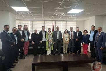 وزير الزراعة يلتقي بعدد من المدراء العامون لمؤسسة اوكسفام حول العالم
