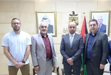 محافظ اريحا يستقبل وكيل دائرة دائرة حقوق الانسان والمجتمع المدني في منظمة التحرير
