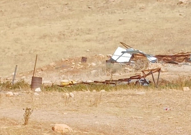 أريحا: مستوطنون يهدمون 10بركسات في المعرجات الوسطى