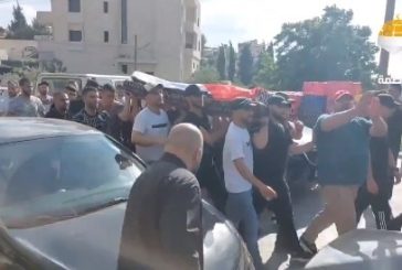 تشييع جثمان الطفل الشهيد محمد حوشية في قطنة