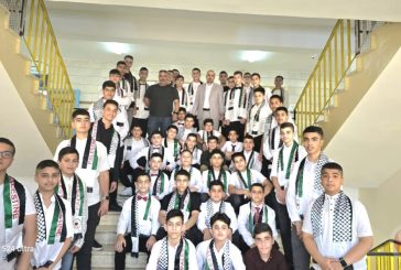 مدرسة الشيخ محمد علي الجعبري تكرم طلبتها المتميزين