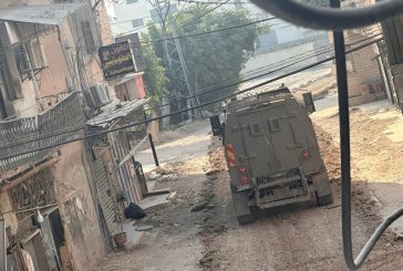 اصابة شاب- جرافات الاحتلال تجرّف عددا من شوارع جنين