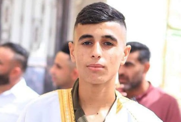 تشييع جثمان الشهيد الطفل سلطان خطاطبة في نابلس