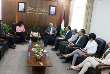 برهم يبحث آفاق التعاون التعليمي بين فلسطين والهند
