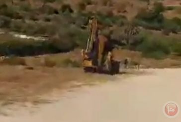 الاحتلال يشرع بأعمال تجريف بواد قانا غرب سلفيت