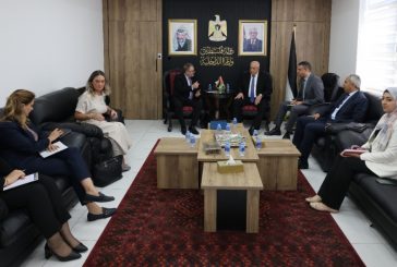 اللواء هب الريح يلتقي رئيس مكتب تمثيل رومانيا لدى دولة فلسطين