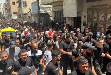 تشييع جثماني الشهيدين حشاش ومشه في نابلس