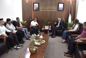 برهم يبحث مع مجلس الطلبة القطري في القدس المفتوحة قضايا تخص التعليم