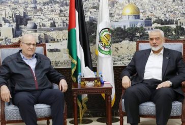 هنية يستقبل سليمان ويبحثان تطورات طوفان الأقصى والمشهد الوطني