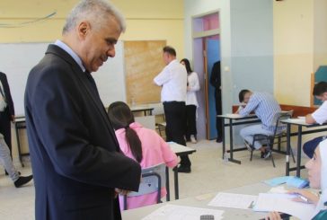 برهم يتفقد سير امتحانات 