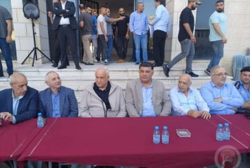 وزير الداخلية يشارك في عقد راية الصلح بين ال المسيمي وآل الدبعي بمحافظة نابلس