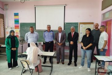 دودين وبرهم يتفقدان قاعات الثانوية العامة في بلدة بيت أمر