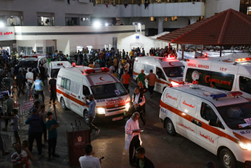 الهلال الأحمر: نعجز عن الاستجابة لعشرات نداءات الاستغاثة في مدينة غزة لكثافة القصف