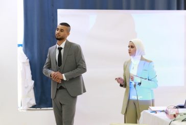 خريجا الهندسة المعمارية محمود أبو حماد وأماني عيسى يصممان مشروع 