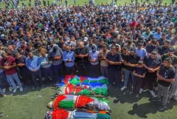 طوباس.. تشييع جثامين 4 شهداء في مخيم الفارعة