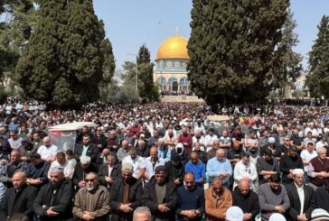 نعي القيادي اسماعيل هنية في الأقصى- 30 ألف مصل أدوا الجمعة