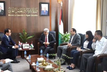 برهم والسفير الياباني يبحثان عدة قضايا مُتعلقة بالتعليم