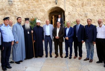 وزيرا الأوقاف والسياحة يزوران كنيسة المهد