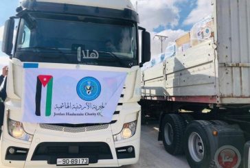 عبور 50 شاحنة مساعدات إنسانية جديدة إلى غزة