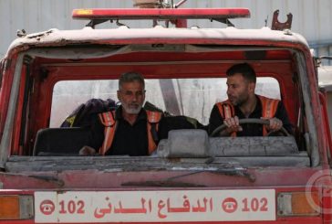 الدفاع المدني بغزة: معظم مركبتنا متوقفة لعدم توفر الوقود