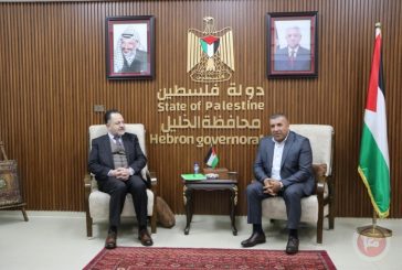 محافظ الخليل يجتمع مع رئيس سلطة المياه لبحث احتياجات المحافظة