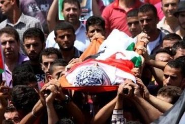تشيع جثماني الشهيدين غنام وأبو عرة في عقابا بطوباس