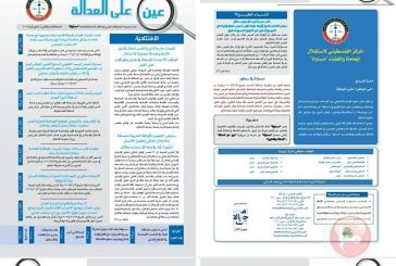“مساواة” تصدر العدد 33 من نشرة ” عين على العدالة “