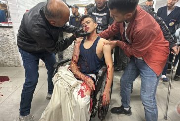 شهيدان واصابات- مسيرة إسرائيلية تلقي قنبلة على مستشفى كمال عدوان