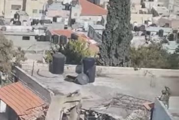 شاهد- الاحتلال يهدم مسجدا في شارع مهيوب بمخيم جنين