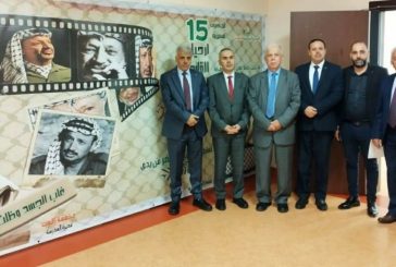 برهم يزور المدرسة الفلسطينية في قطر