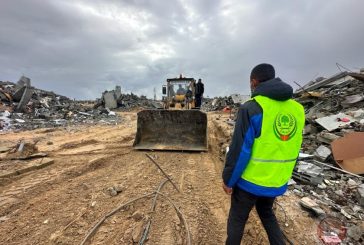انتهاء المرحلة الأولى من العمل بإعادة فتح الشوارع في رفح