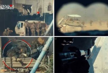 المقاومة تستهدف 4 دبابات إسرائيلية شمالي قطاع غزة