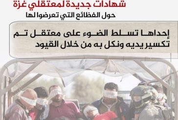شهادات جديدة لمعتقلي غزة حول الفظائع التي تعرضوا لها