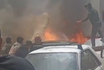 شهيدان إثر قصف الاحتلال مركبة في خان يونس